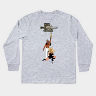 Redcorn the Barbarian Kids Long Sleeve T-Shirt